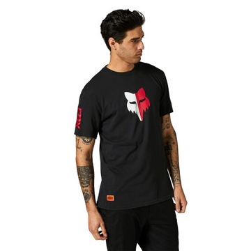 T-SHIRT FOX PERIL BLACK M KOSZULKA PREZENT