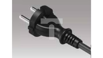 Przewód przyłączeniowy z wtyczką PP-21 b/u 3m H05RR-F 2x1,5