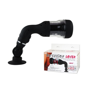 ROTATION LOVER ROTACYJNY MASTURBATOR Z PRZYSSAWKĄ