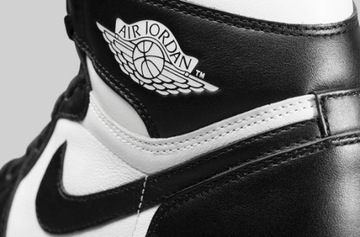 BUTY SPORTOWE NIKE AIR JORDAN 1 RETRO HIGH PANDA CZARNE BIAŁE 38