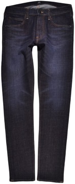 LEE spodnie SKINNY regular NAVY jeans LUKE _ W36 L32