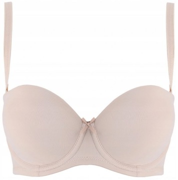 HENDERSON BIUSTONOSZ RAFF BARDOTKA BEŻOWY 70 F