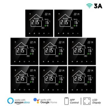 WIFI Termostat ścienny kocioł piec gazowy 8szt
