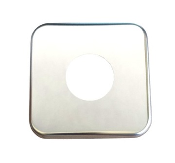 ROZETA KWADRATOWA CHROM 1/2