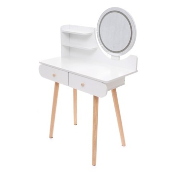 SCANDI 09 LED Скандинавский туалетный столик со светодиодным зеркалом