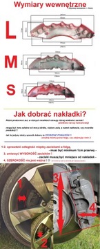 Nakładki 3D na hamulce / zaciski hamulcowe BREMBO