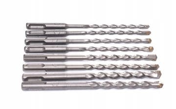 СВЕРЛА ПО БЕТОНУ СВЕРЛА SDS PLUS НАБОР СВЕРЛ 8 ШТ.