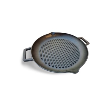 PATELNIA ŻELIWNA NA OGNISKO 31 cm GRILL