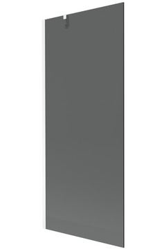 MEXEN NEXT PARAWAN NAWANNOWY 1 - SKRZYDŁOWY FIX 80 CM GRAFIT BIAŁY