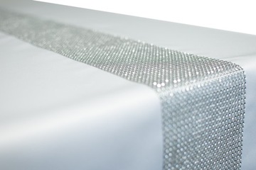 Пятностойкая дорожка для стола с цирконами Glamour 40X80