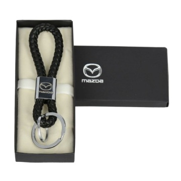 БРЕЛОК ДЛЯ БРЕЛКОВ MAZDA, ЧЕРНЫЙ, ПРОСТОЙ КАБЕЛЬ