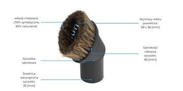 НАБОР ЩЕТКОВ KARCHER WD4 С НАТУРАЛЬНОЙ ВОРСИНОЙ - 3 шт.