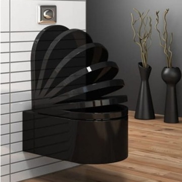 VELDMAN CZARNA MISA WC DESKA LORENT