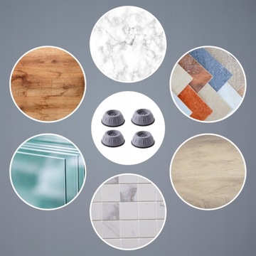 АНТИВИБРАЦИОННЫЕ ПОДУШКИ ДЛЯ СТИРАЛЬНОЙ И ПОСУДОМОЕЧНОЙ МАШИНЫ 4 ШТ.