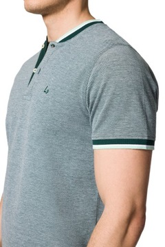 Koszulka Męska Polo Zielona Lancerto Steve 2XL
