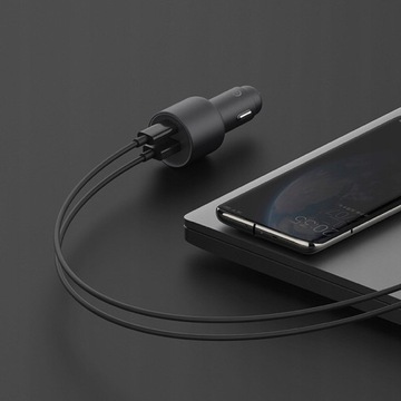 Быстрое автомобильное зарядное устройство Xiaomi 100 Вт 1A1C