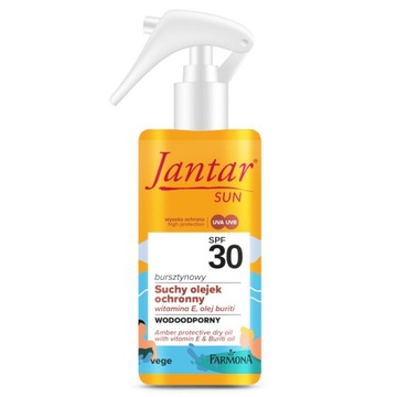 Olejek suchy do opalania Farmona Jantar Sun 30 SPF 150 ml