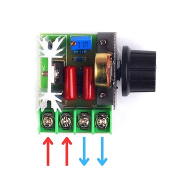 РЕГУЛЯТОР ОБОРОТОВ ДВИГАТЕЛЯ ШИМ-МОЩНОСТЬ НАПРЯЖЕНИЕ 2000ВТ 230В УНИВЕРСАЛЬНЫЙ