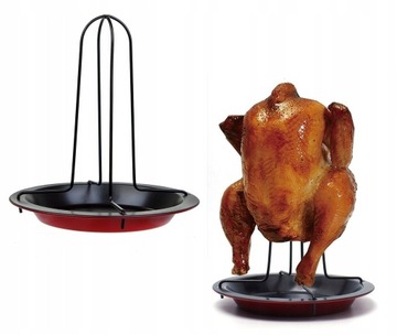 STOJAK DO PIECZENIA KURCZAKA RUSZT PODSTAWA GRILL