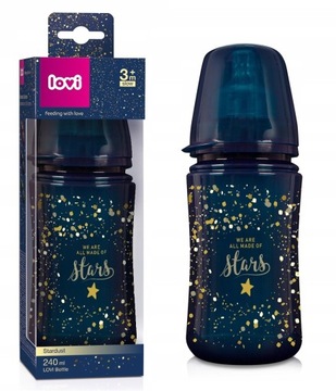 LOVI Butelka Stardust + smoczek dynamiczny 240 ml