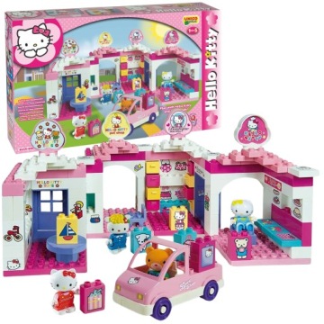 HELLO KITTY KLOCKI KONSTRUKCYJNE UNICO MARKET CENTRUM HANDLOWE 140 ELEMENT