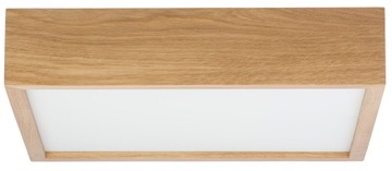 Lampa sufitowa LEJA kwadrat 480mm DĄB do salonu kuchni łazienki STYLOWA