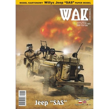 WAK 9/14 Samochód terenowy Willys MB Jeep SAS 1:25