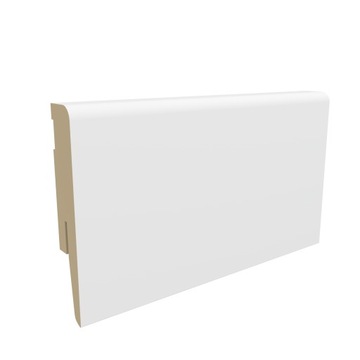 Listwa wykończeniowa BIAŁA, BIEL, MDF 8cm 80mm