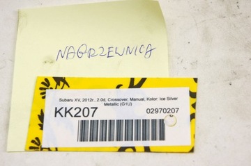 KK207 SUBARU XV I RADIÁTOR EU