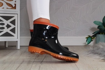 ЖЕНСКИЕ ЭЛЕГАНТНЫЕ РЕЗИНОВЫЕ БОТИНКИ, ВЫСОКОЕ ПОЛЕ