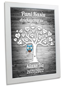 PODZIĘKOWANIE DZIEŃ NAUCZYCIELA RAMKA PREZENT DLA