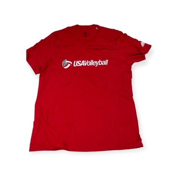 Koszulka męska czerwona ADIDAS USA VOLLEYBALL M