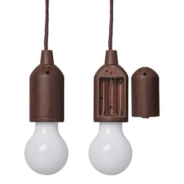 Lampa żarówka wisząca LED RETRO na baterię namiot