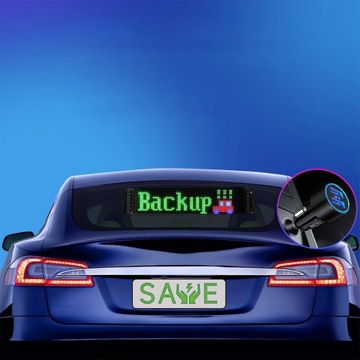 Гибкий экраны рекламы светодиодов приложения Bluetooth Car Intelligent