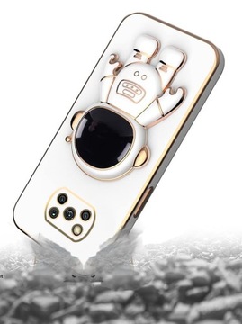 Чехол космонавта для Poco X3/X3 PRO + стекло 9H