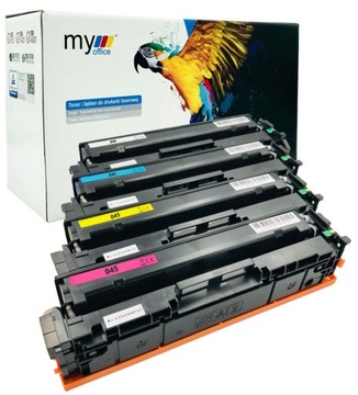 4x тонера для принтера Canon MF635Cx MF631Cn MF633Cdw CRG-045H CMYK
