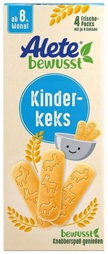 ALETE KINDER KEKSY CIASTECZKA 180g Z WITAMINĄ B1