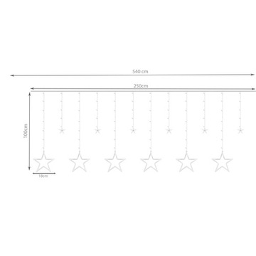 СВЕТОВАЯ ЗАВЕСА STARS 138LED лампы