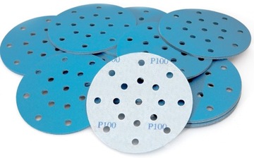 ДИСК ШЛИФОВАЛЬНАЯ БУМАГА НА ВЕЛКРО 17H DEERFOS 150мм P240 50шт.