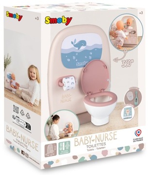Smoby Baby Nurse Doll Набор для унитаза и умывальника