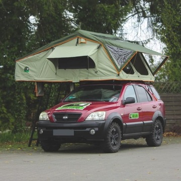 Палатка на крышу Wild Camp Hudson 220 серая - автомобильная палатка