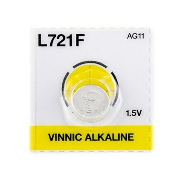 Baterie Vinnic L721 AG11 G11 LR58 362 1,5V 10 szt