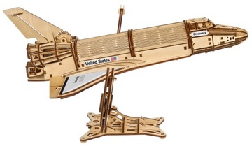 Wahadłowiec NASA Discovery UGEARS DREWNIANY MODEL PUZZLE 3D DO SKŁADANIA