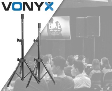 2 штатива с колонной до 20 кг. РЕГУЛИРОВКА 67–115 см.