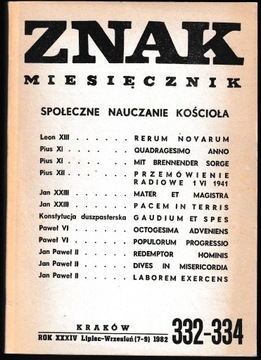 Znak 332-334 1982