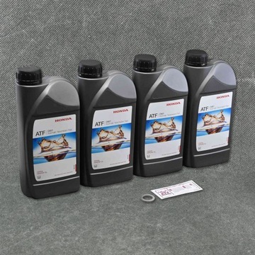 4x ATF-DW1 Honda OE olej automat 1L + PODKŁADKA