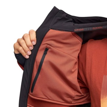 ALPINUS МУЖСКАЯ КУРТКА SOFTSHELL С КАПЮШОНОМ ВОДОНЕПРОНИЦАЕМАЯ МЕМБРАНА XL
