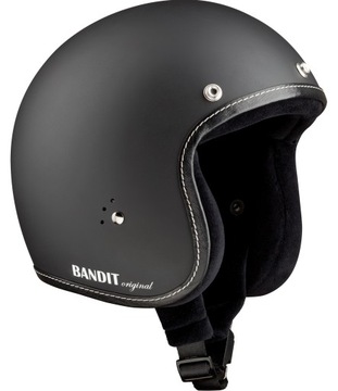 Kask Otwarty Jet Bandit Premium Dull Black M