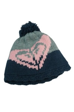 ROXY CZAPKA POMPON WINTER AGAIN HEART GRIS