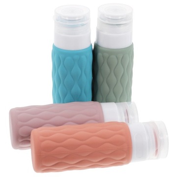 НАБОР СИЛИКОНОВЫХ БУТЫЛОК ДЛЯ ПУТЕШЕСТВИЙ ШАМПУНЬ 100 МЛ